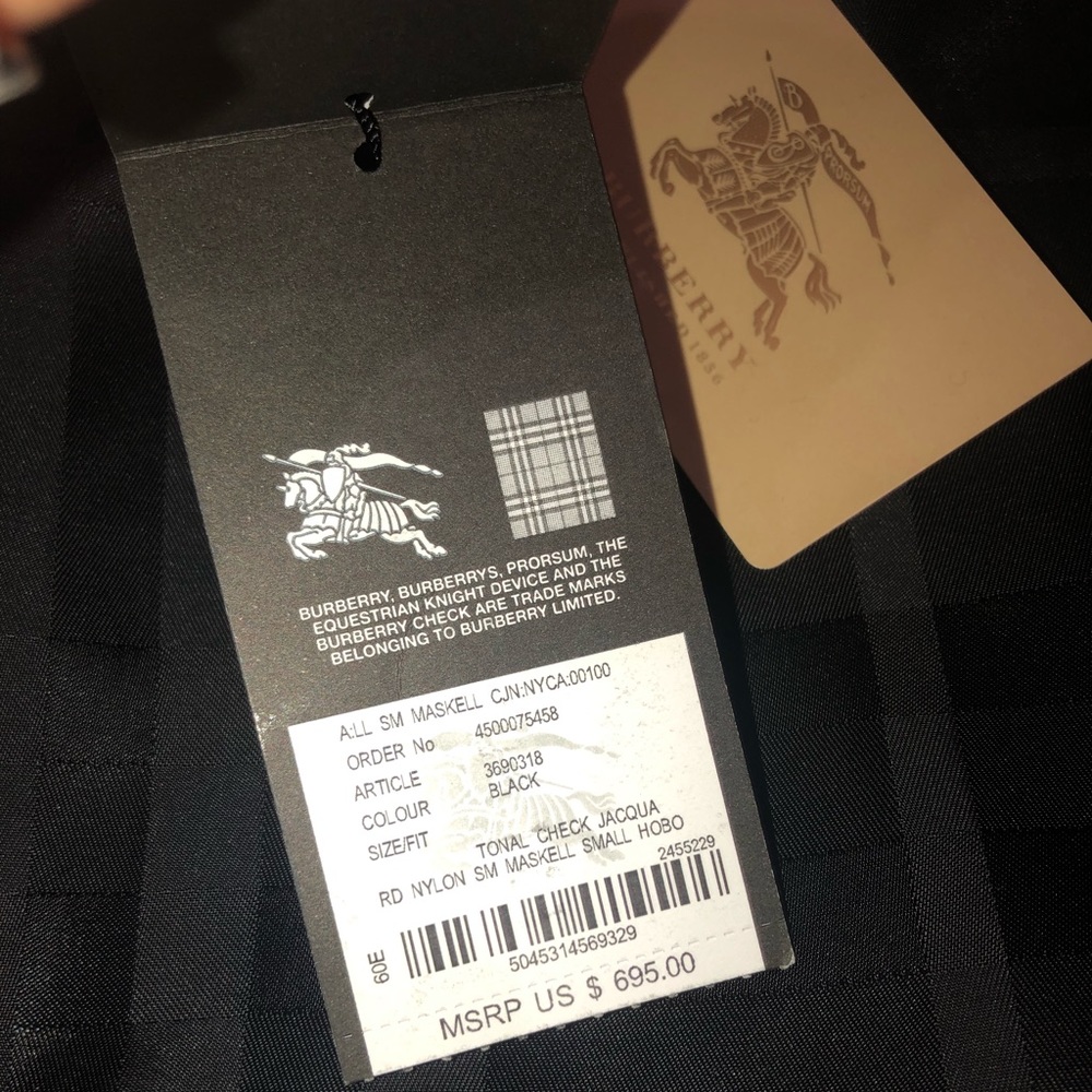 Black Burberry Hobo - Picture 5 of 5